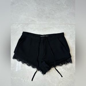 Black Lace Shorts